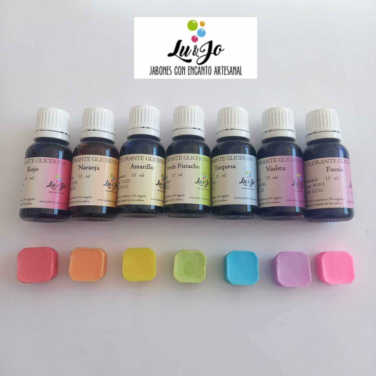 Medio Litro De Esencia Para Jabon Glicerina + 4 Colorantes